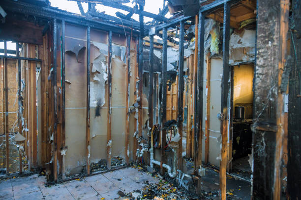Professional Fire Damage Removal technician working in Glencoe, AL
